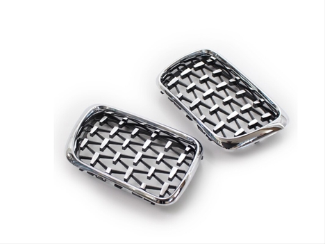 BMW 3 SERISI E36 1997-1999 IÇIN UYUMLU DIAMOND PANJUR (BÖBREK) KROM ÇERÇEVE